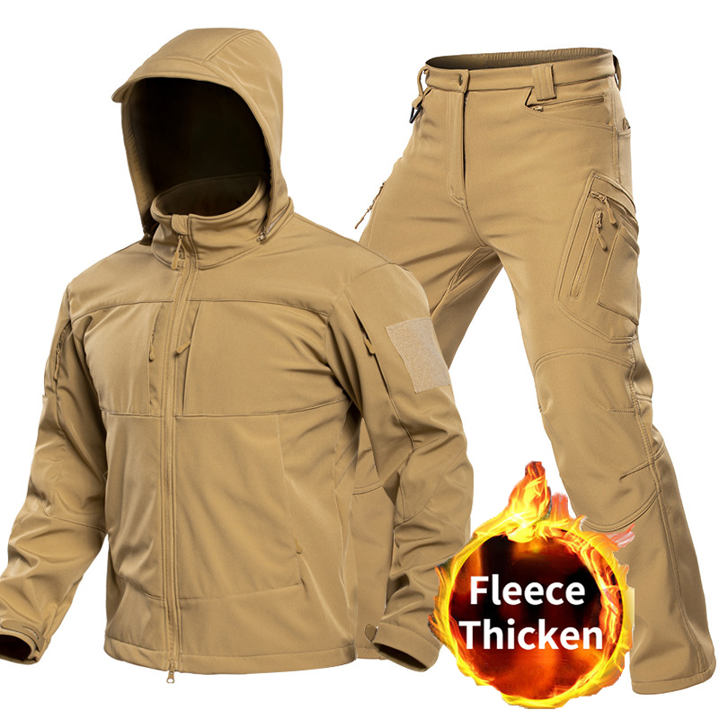 Winter Clothing Pk - Erkekler için Açık Hava Taktiksel Softshell