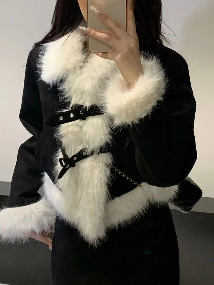 Winter Clothing Women Sale - Kore Tarzı Vintage Tasarım Sıcak Takımlar