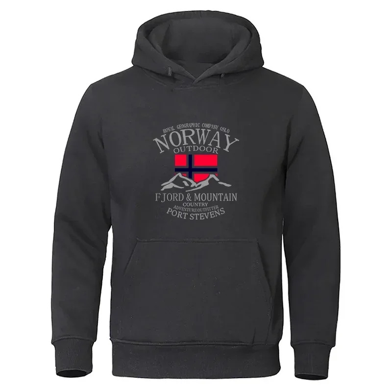 Winter Clothing Norway - Norveç Fjord Dağ Erkek Uzun Kollu