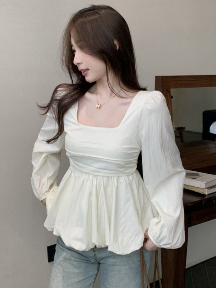Winter Clothing Sale Women - Kadınlar İçin Beyaz Gömlek ve Bluzlar,