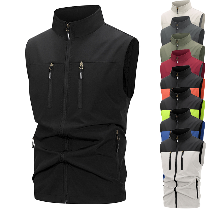 Winter Clothing Pk - Erkek Hafif Softshell Yelek Fermuarlı Cepler