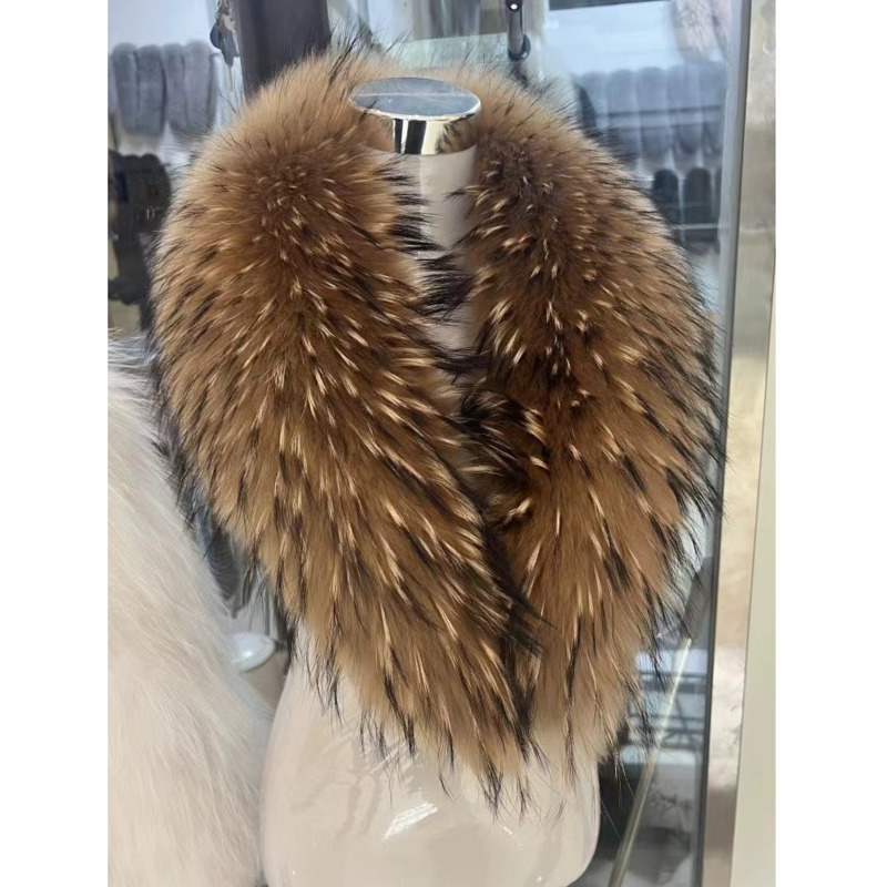 Winter Clothing Pk - Rakun Kürk Yaka Kadın Kış Kürk