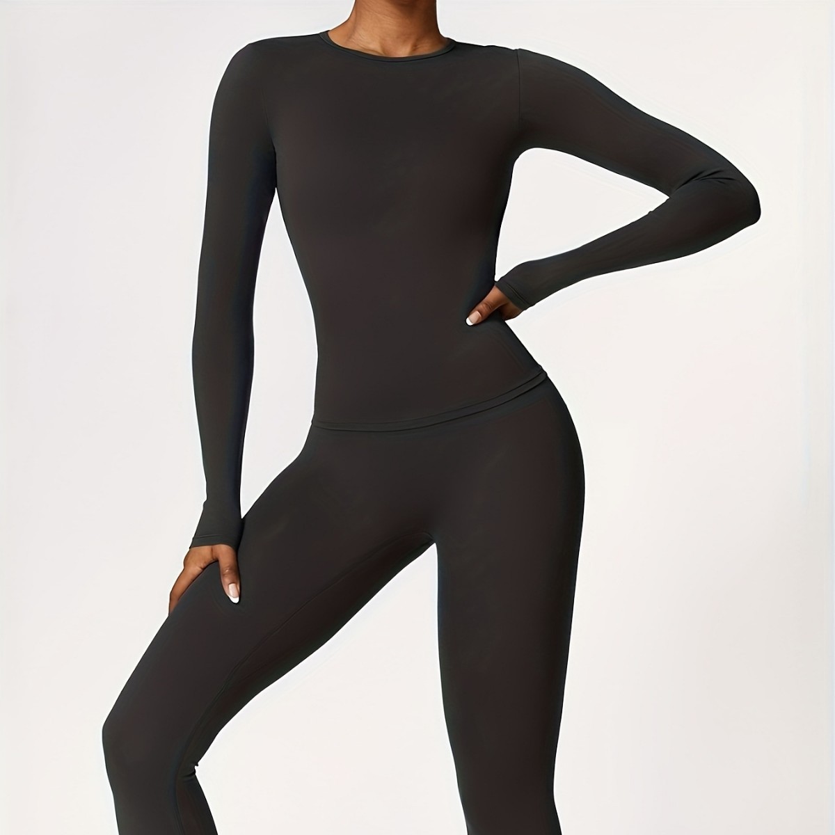 Dar kesim yoga kıyafeti ince u - Winter Clothing Women'S incelemesi ve fiyatı