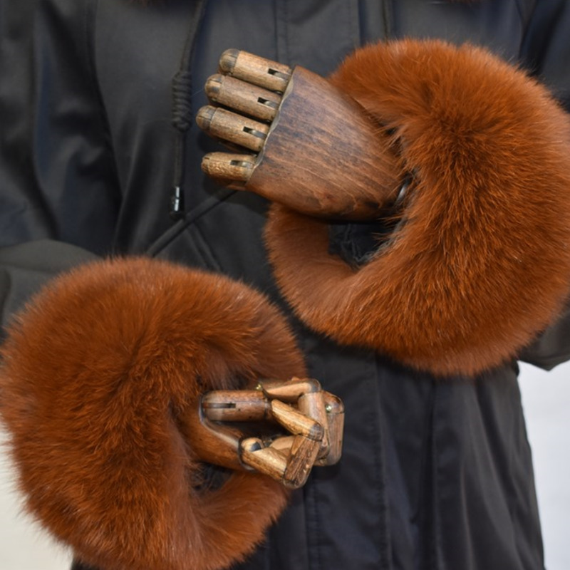Kadınlar için tilki kürk manşe - Winter Clothing Pk incelemesi ve fiyatı