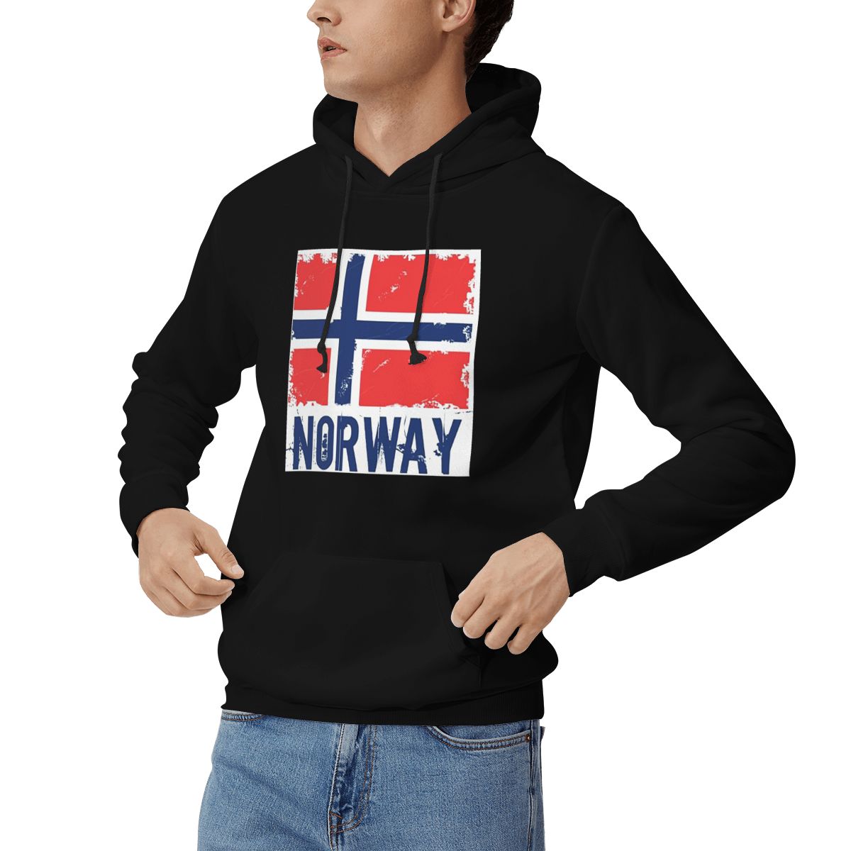 Norveç Bayrağı Baskılı Kapüşon - Winter Clothing Norway incelemesi ve fiyatı