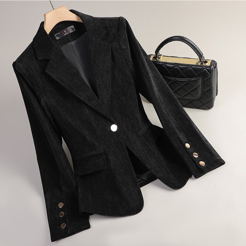 Sarı Altın Kadife Blazer Kadın - Yellow Winter Clothing incelemesi ve fiyatı