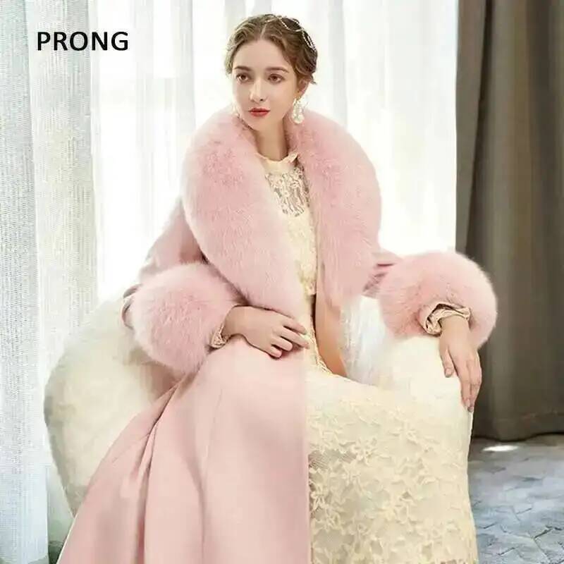 100% gerçek tilki kürk yaka kı - Winter Clothing Women Sale incelemesi ve fiyatı