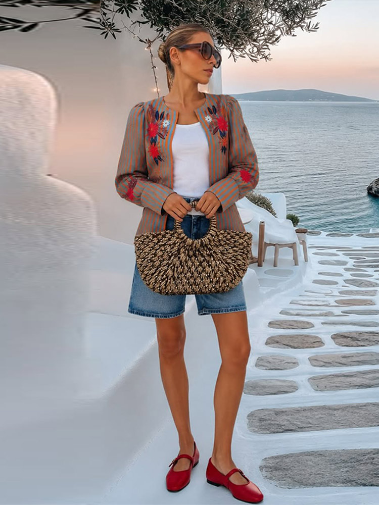 2026 Erken Sonbahar Çizgili Çi - Winter Clothing Women'S incelemesi ve fiyatı